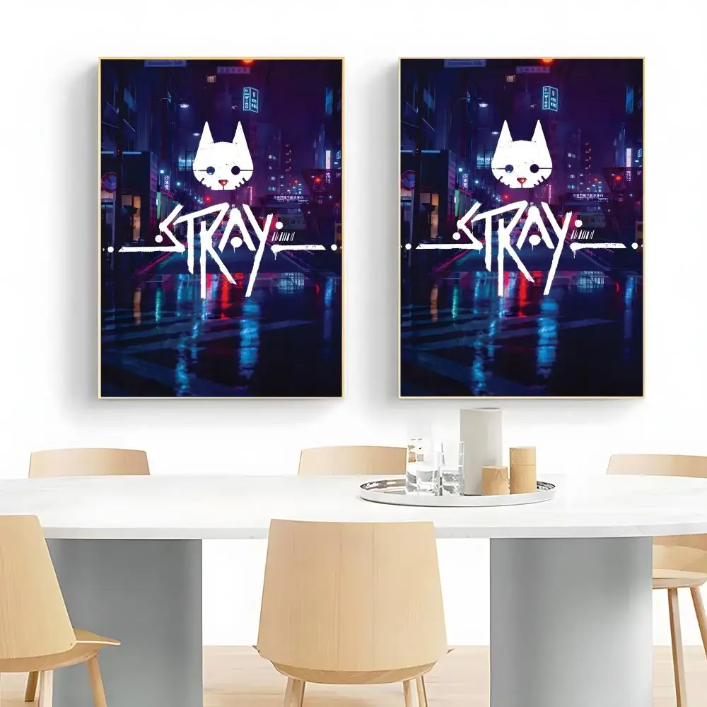 Game Atmospheric S-Stray Poster Wall Art Print Poster Decorative Mural Home Decor Gift Unframed