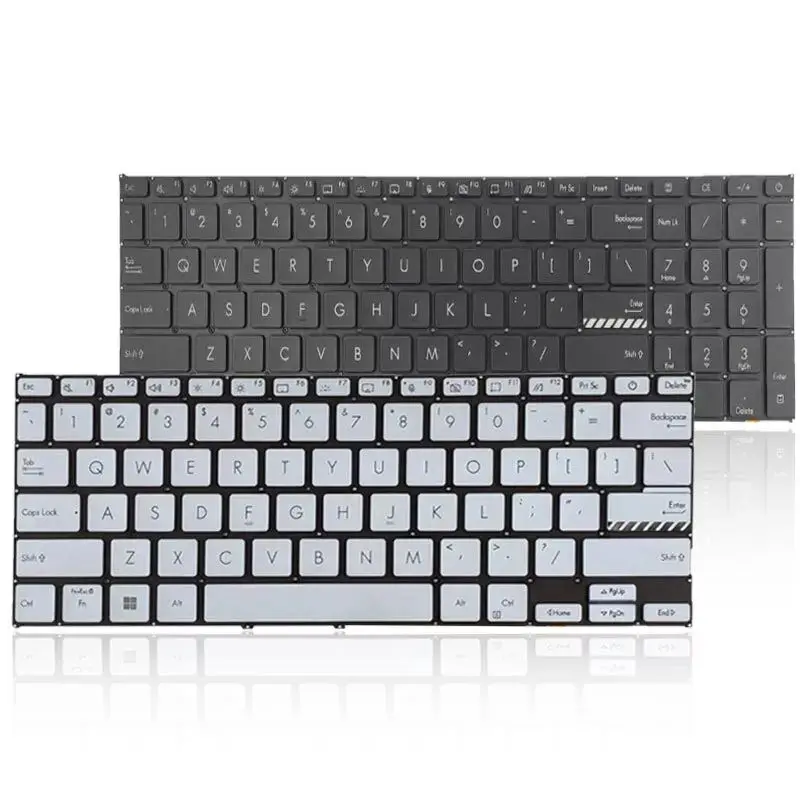 teclado prateado para asus adol14z x1403va m1402 d1402 f1402 m1403 us retroiluminado 01