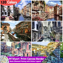 City Landscape 120 Colors Diamond Painting With Sticker legend Handpainted Home Decoration Adult Diy Hobby Unique Gift