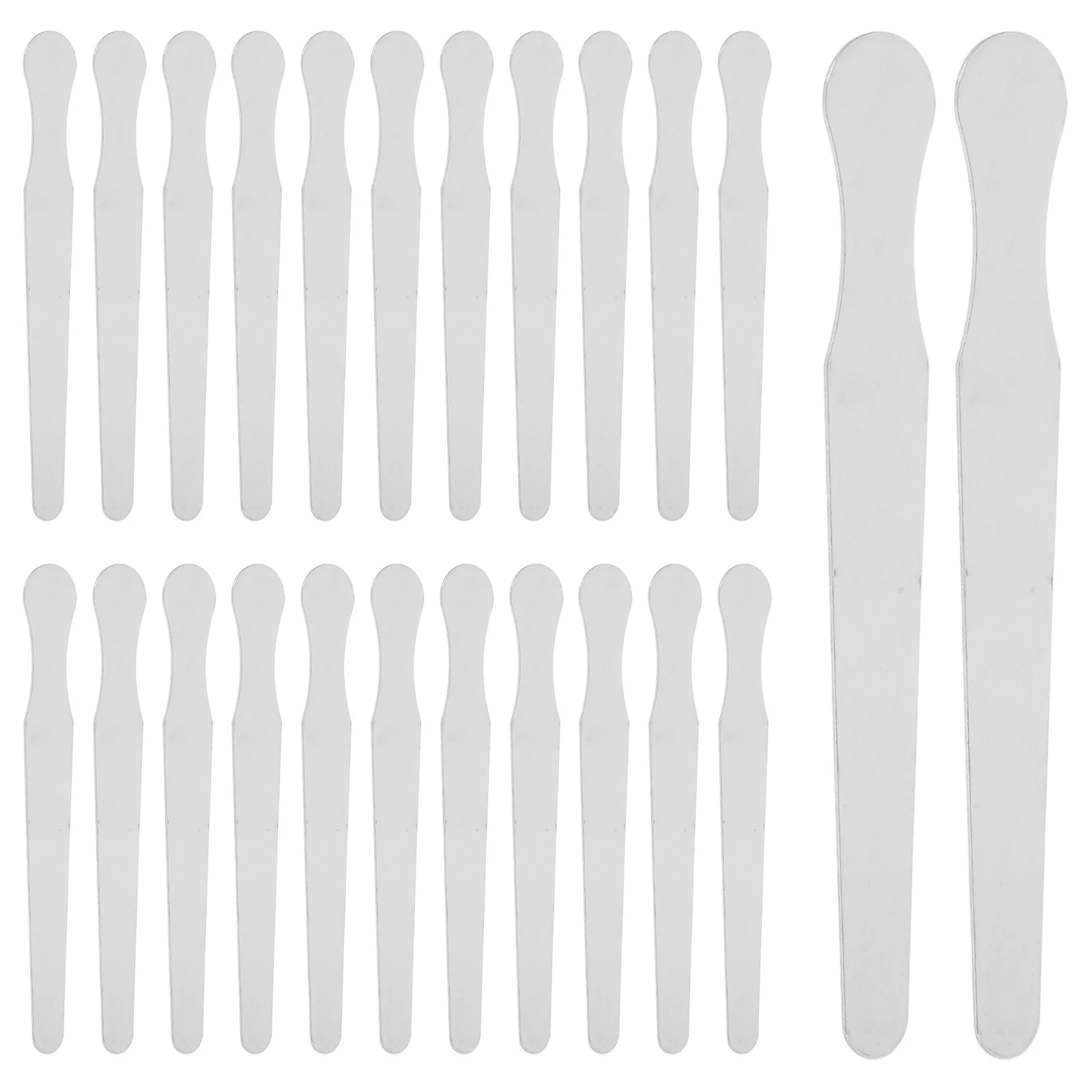 

20Pcs Stainless Steel Tongue Depressors Medical Examination Oral Care Tool Kid Friendly Speech Therapy Reusable Crafting