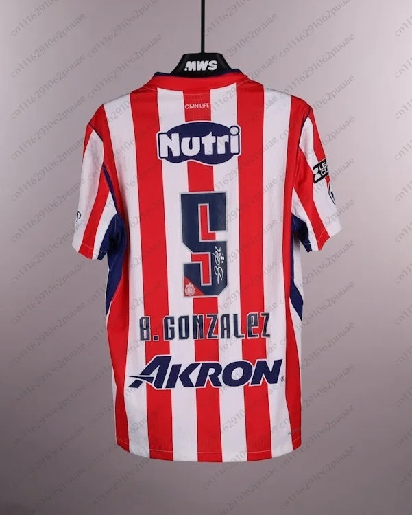 2026 Chivas De Guadalajara 3D-Druck Fußballtrikot Herren Atmungsaktives Schnelltrocknendes Kurzarm-T-Shirt Familien-Partnerlook – Detail 6