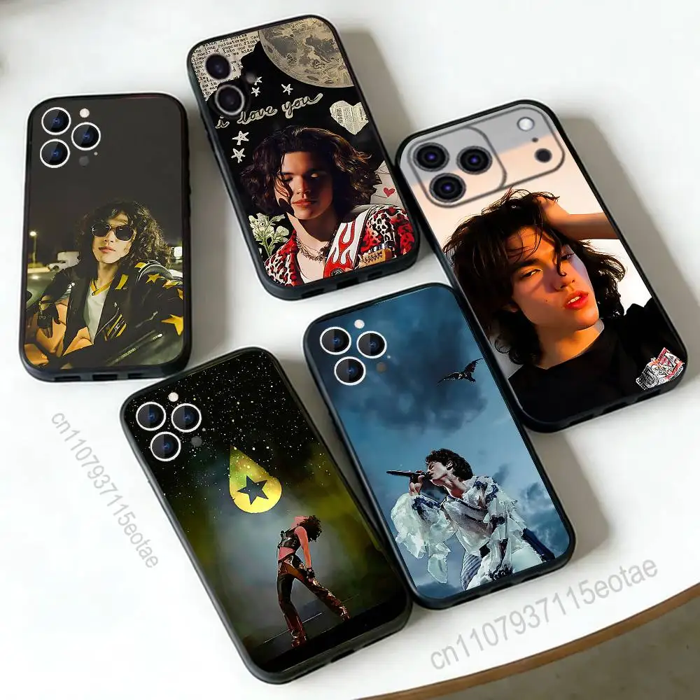 

Singer C-Conan G-Gray Black Soft Case For iPhone 17 13 14 15 11 16 12 Pro Max Pro Max Plus E Air Mini Phone Cover Shell