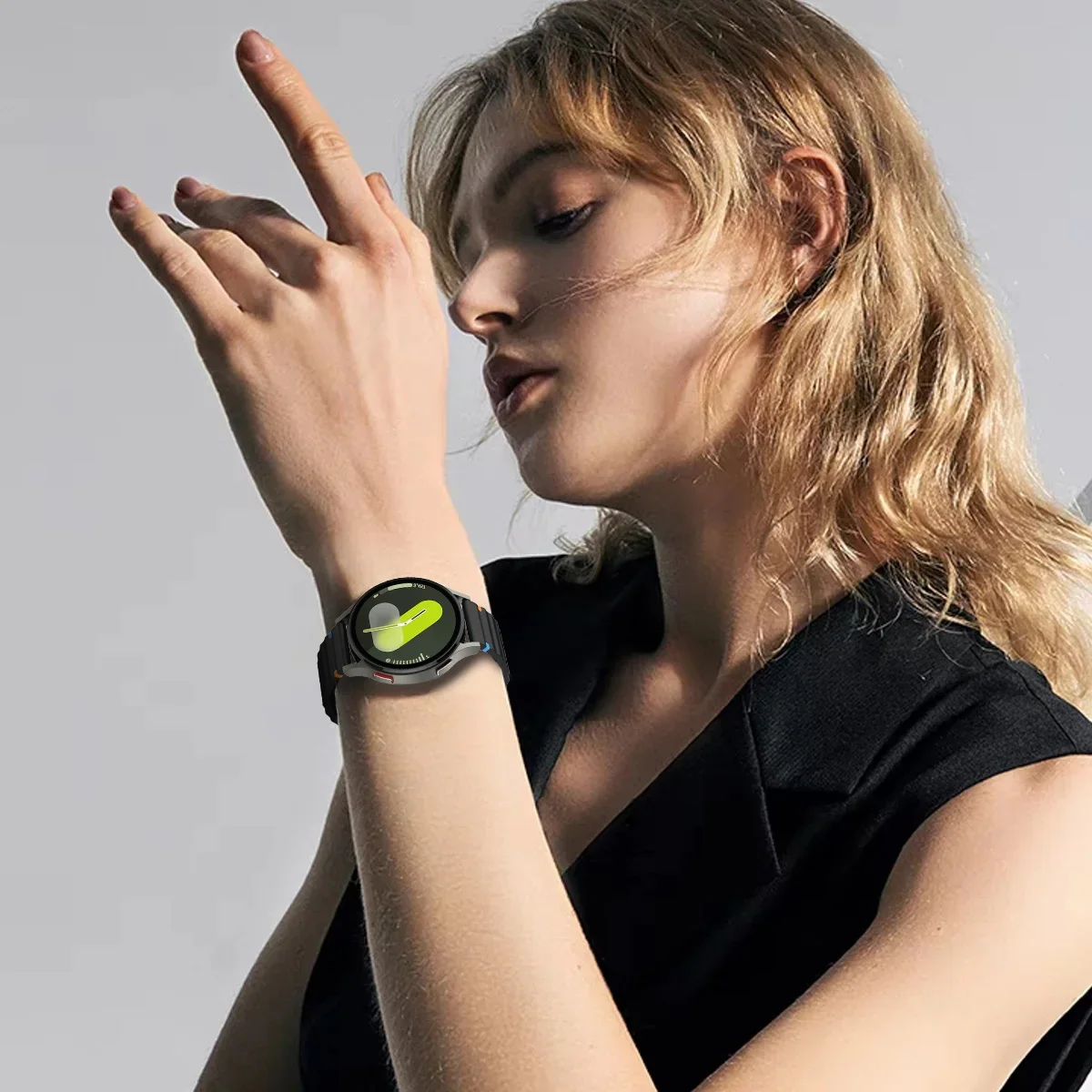 20 مللي متر 22 مللي متر سيليكون حزام لساعة سامسونج جالاكسي 7 6 5 4 44 مللي متر 40 مللي متر 6 كلاسيكي 43 مللي متر 47 مللي متر سوار لساعة هواوي GT5 4Pro 3 الفرقة #5