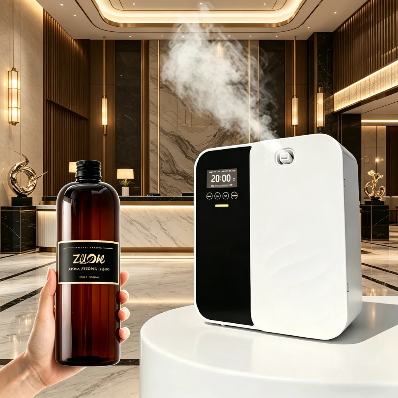 Intelligent Aromatherapy Machine Humidifier Bedroom Fresh Air Toilet Deodorization Fragrance 500ml Large Capacity Aroma Diffuser