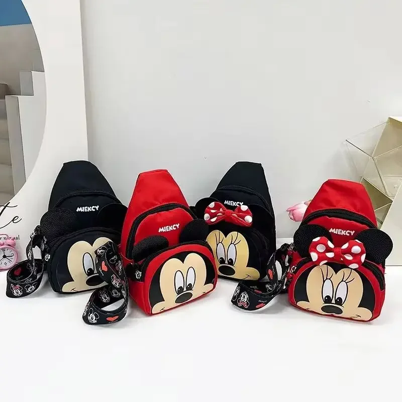 Disney Women's Large-Capacity Single-Shoulder Bag，Cartoon Letters Shoulder bag, Shoulder School Bag For Study
