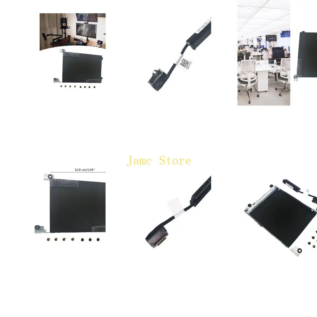 LX0B Hard Drive Caddy Bracket for Dell E5580 E5590 E5591 M3520 M3530 HDD Cable 6NVFT 6F7DD