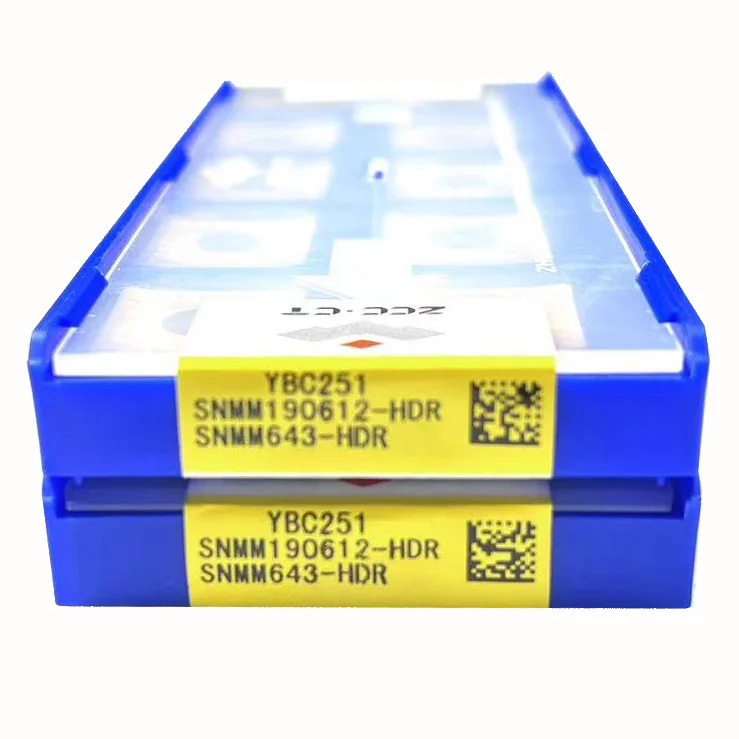 ZCC.CT-Carbide Insert Turning Tool, alta qualidade, Original, SNMM190612-HDR, YBC251, 252