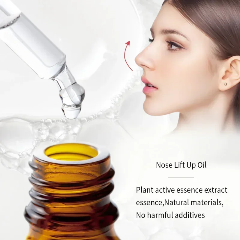 Nose Lift Up High Nose Essential Oil 10ml Firming Moisturizing Nose Serum Heighten Rhinoplasty Reshape Natural Skin Care Product