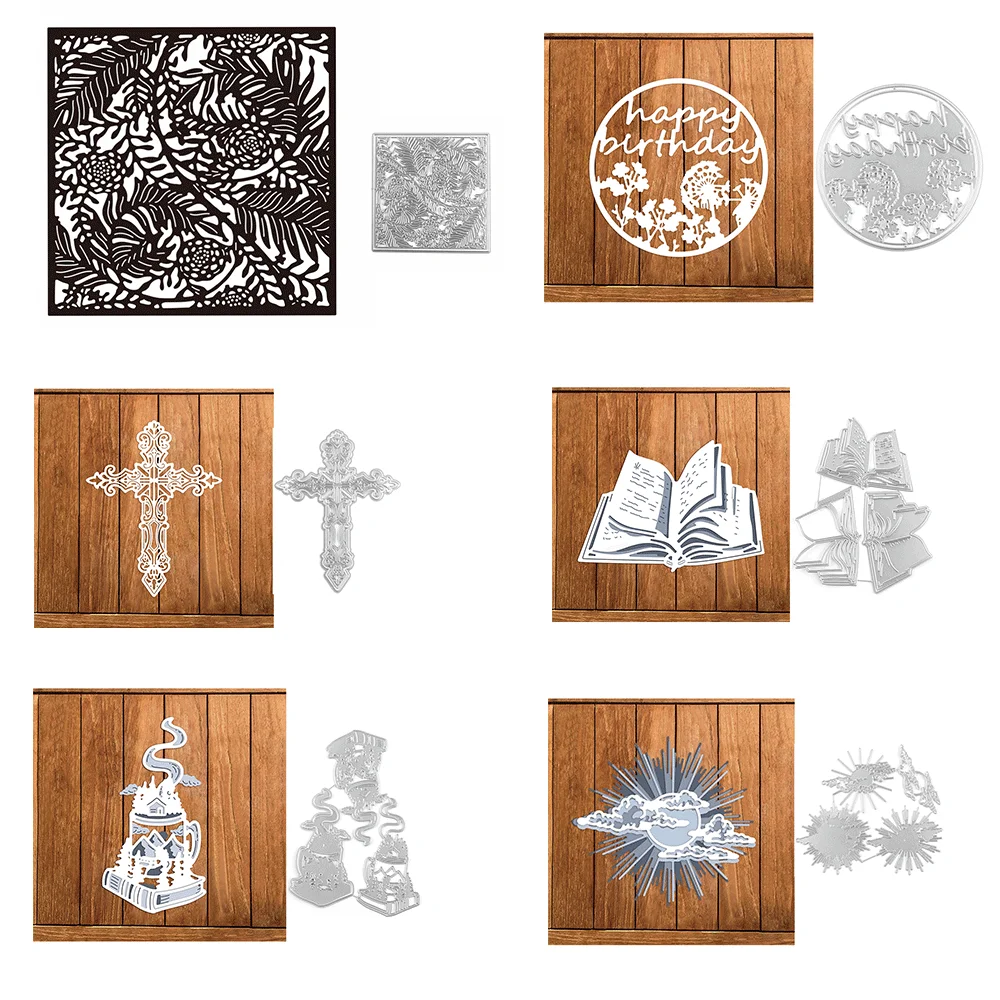 Sonne, Mond, Wolke, Metall-Stanzformen, Prägung, gestanzt, 2024, neu, für DIY-Kartenherstellung, Scrapbooking, Bastelbedarf