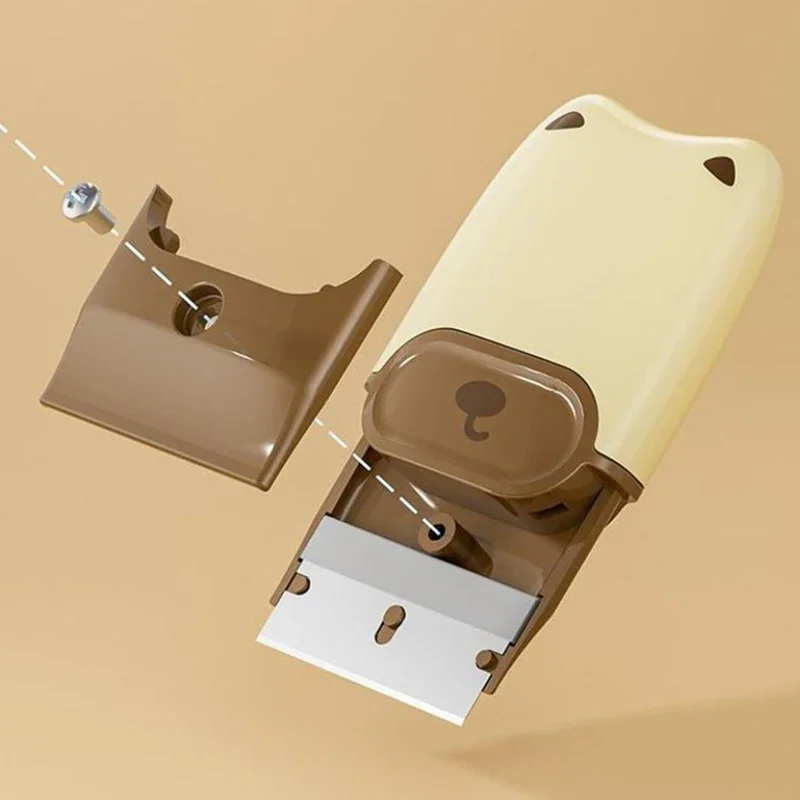 Nail Art stempelschraper Multifunctionele reinigings- en lijmverwijdering Spatel Nail Printing Template Tool