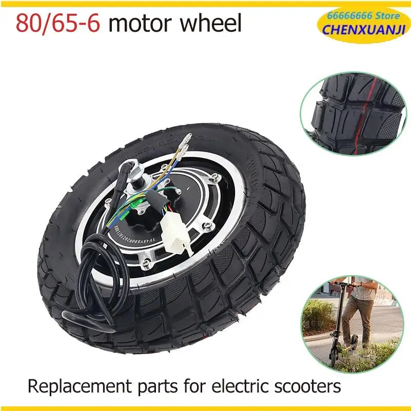 

10Inch Electric Scooter Motor 48V 800W With 80/65-6 Tubeless Tire For Kugoo M4 M4PRO Electric Scooter Upgrade Replace Parts