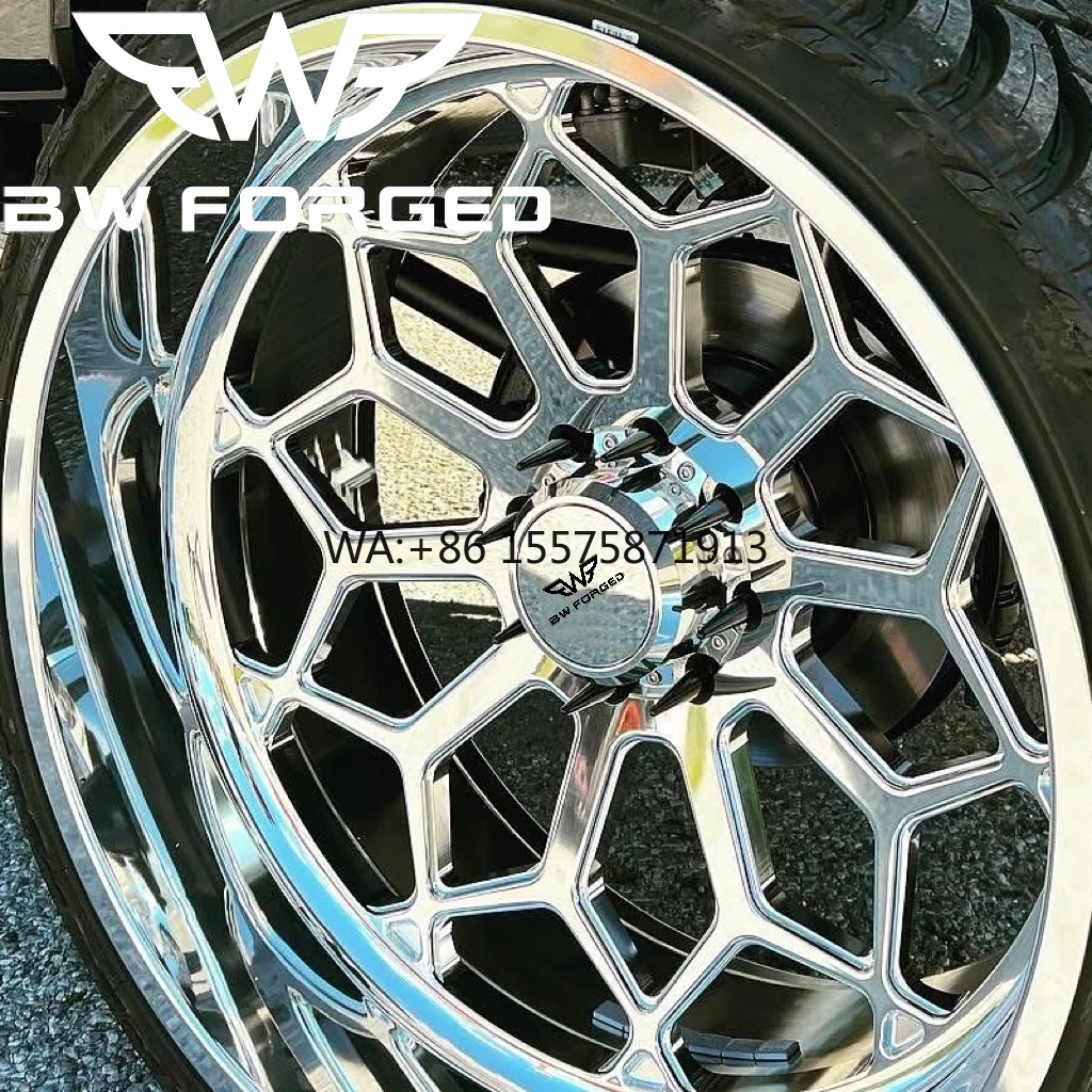 

Forged Super Single Truck Wheels 22x12 24x12 26x14 28x16 8x170 8x180 6x139.7 8x6.5 Heavy Duty Rims