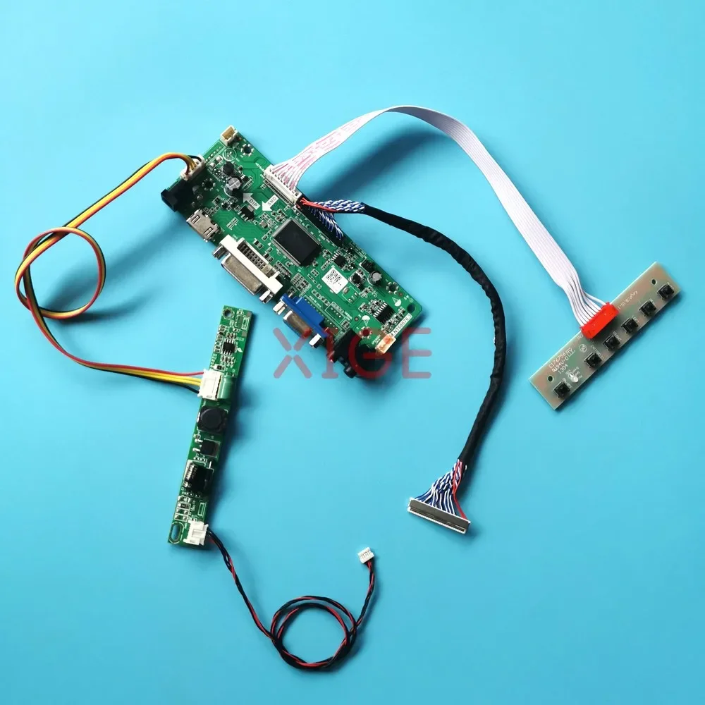 

For LM195WX1 LM190WX2 M190CGE M190PW01 Controller Driver Board DIY Kit LVDS 30-Pin 1440*900 HDMI-Compatible 19.5" Matrix DVI VGA