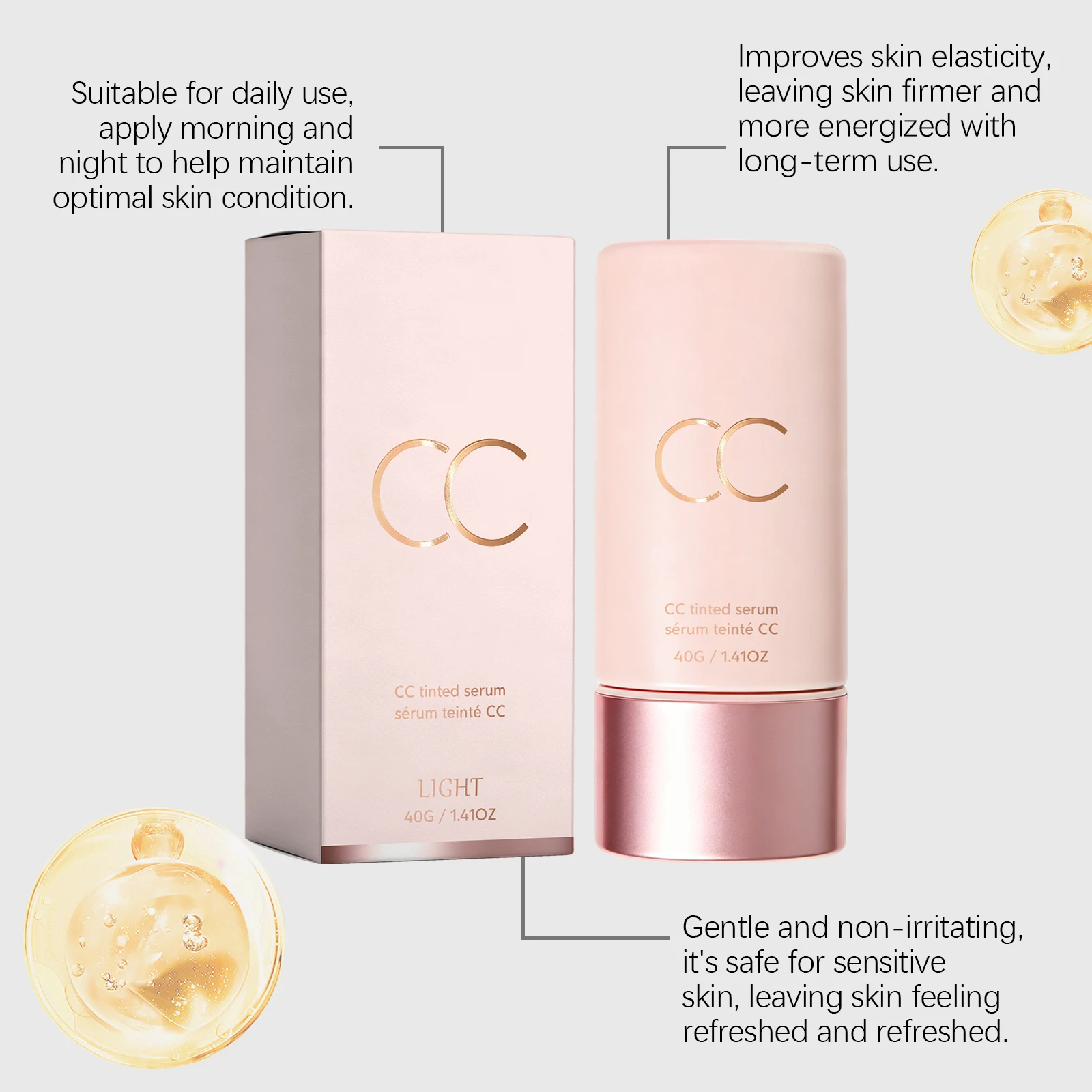 Sérum Tonalizante CC 6 Cores p - Bb Cream Tinted avaliação e preço