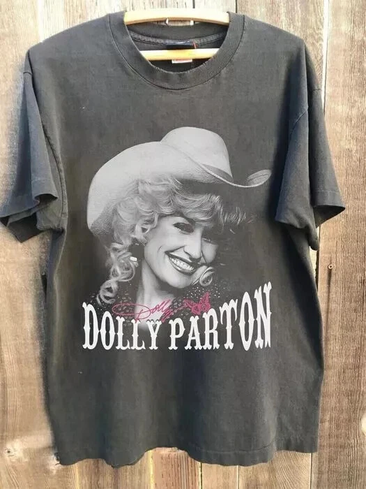 Dolly Parton Country Music Vintage 90's Unisex Tshirt Vintage T Shirt Men T Shirt