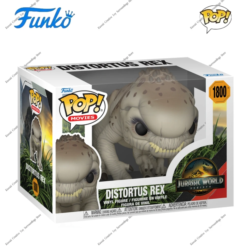 

Distortus Rex 1800 Figures Funko Pop Jurassic World 4 Dinosaur 4.9 inch Vinyl Figure Collectible Limited Edition Model Toy Gift