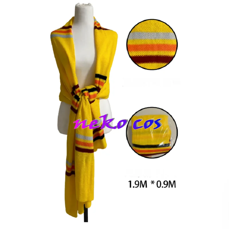 Nekocos Rider Ex-Aid Kamen Rider Snipe Hanaya Taiga Knitted Shawl Scarf Necklace Lanyard for Staff ID ID Badge Cosplay Costume