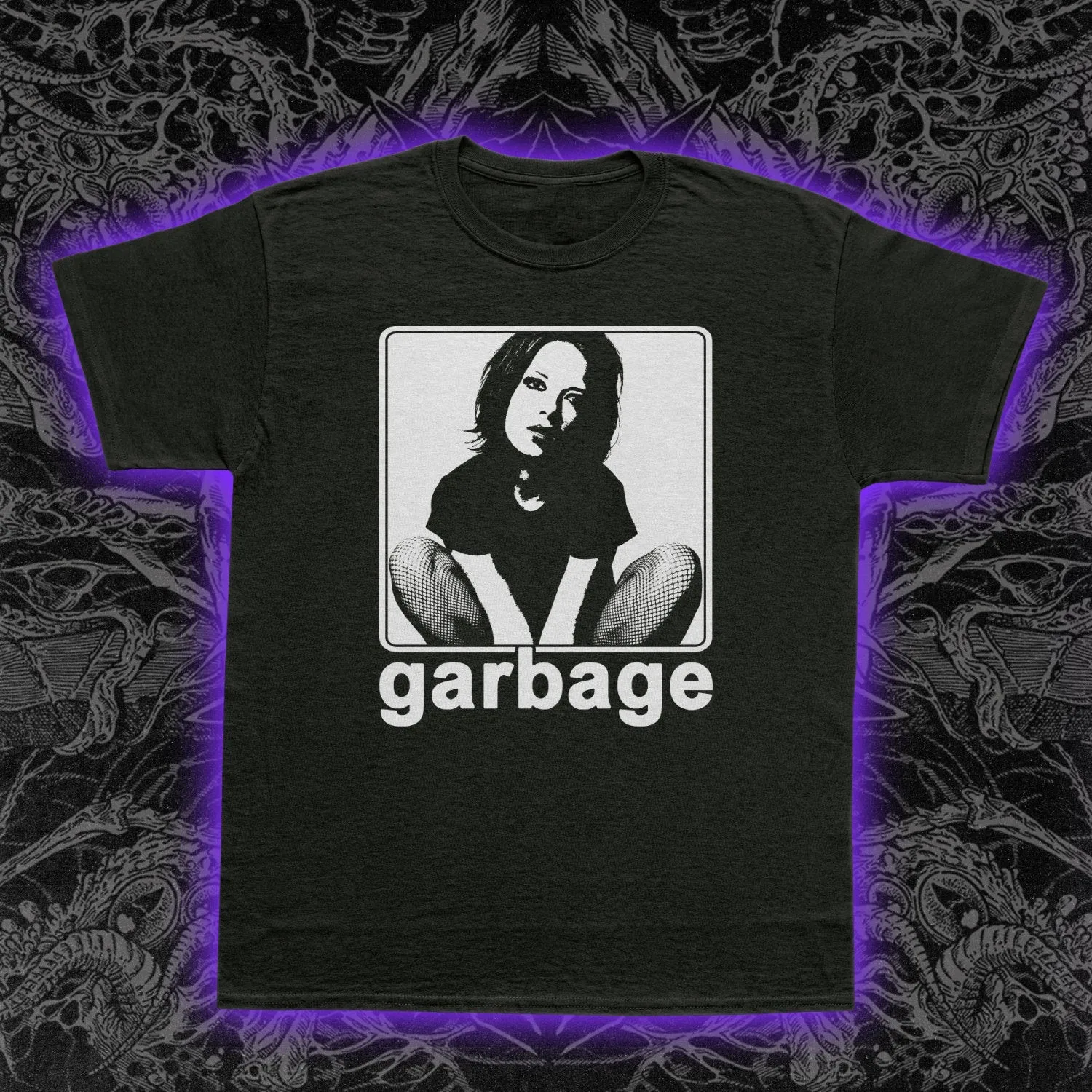 

Футболка Garbage Shirley Manson 90s Alternative Rock Madison Wisconsin Tee