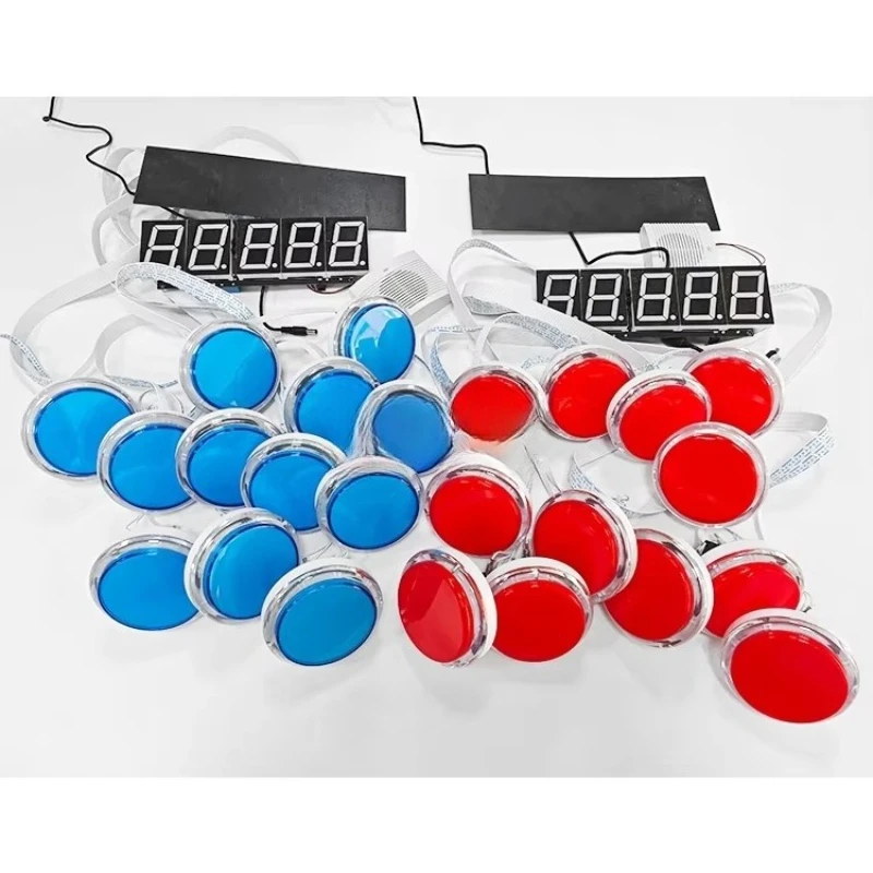 

Turn Off Electronic Reaction Interactive Push Light Emitting Diode Button Challenge Quick Reaction Quick Touch and Tap Game