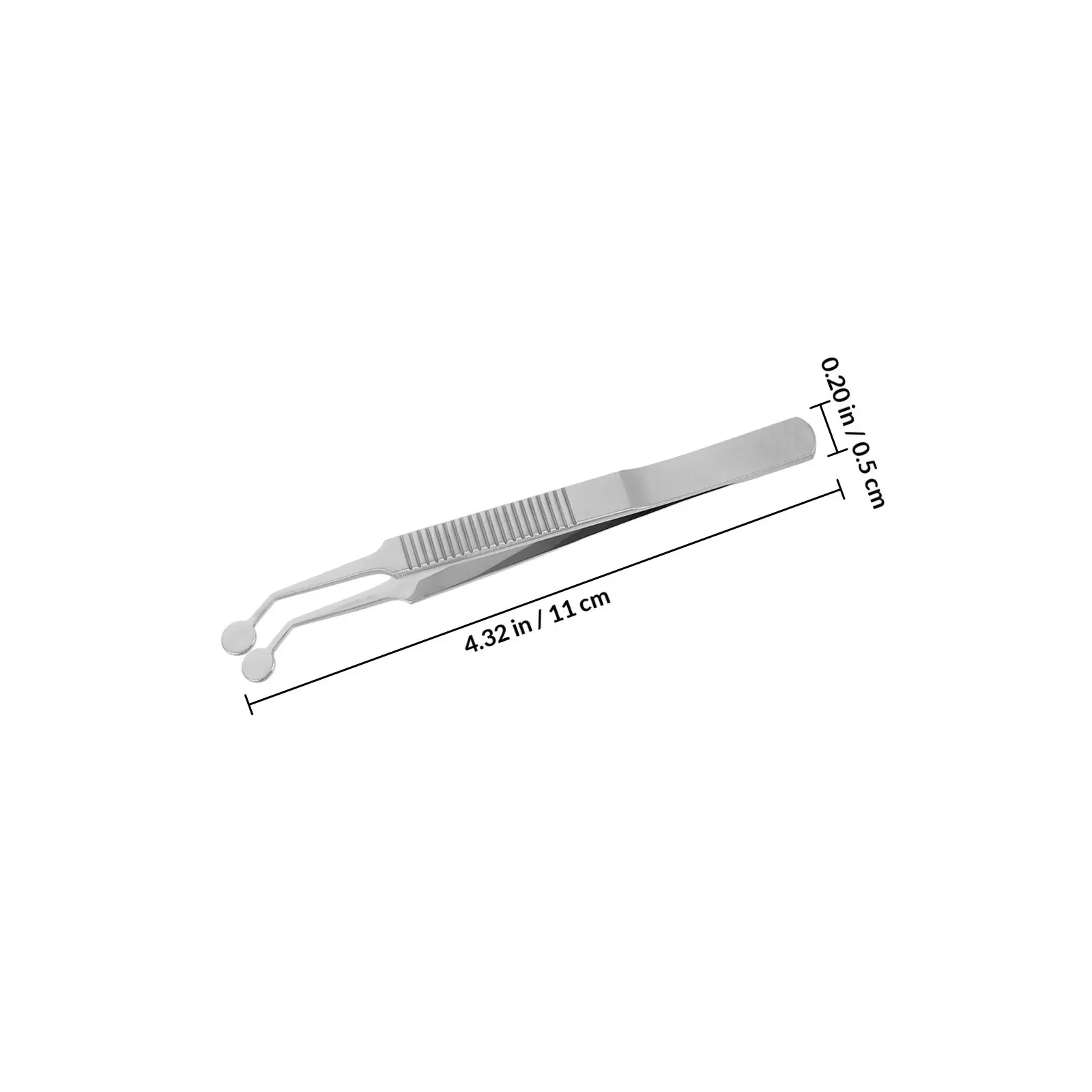 Stainless Steel Meibomian Glands Massage Tweezers Eyelid Care Tool Eye Fatigue Relief Dry Eyes Treatment Expressor