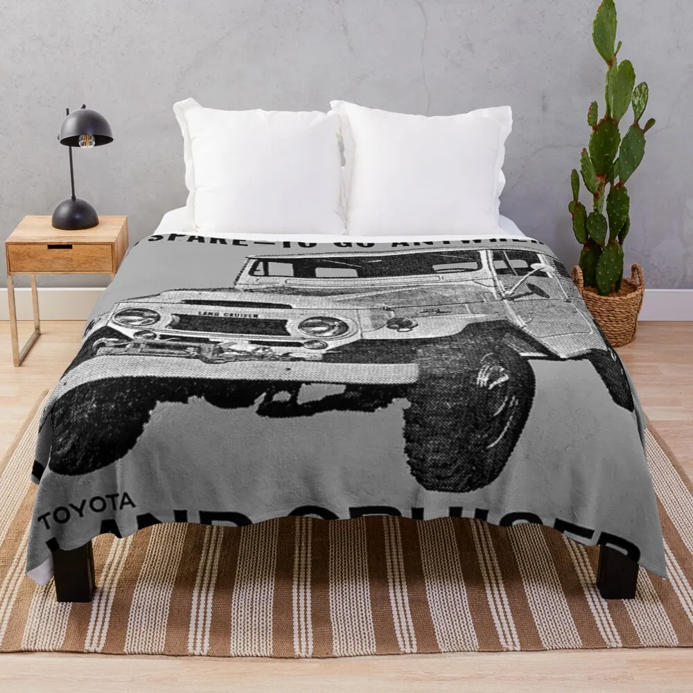 

TOYOTA LAND CRUISER Throw Blanket manga Polar Bed Blankets