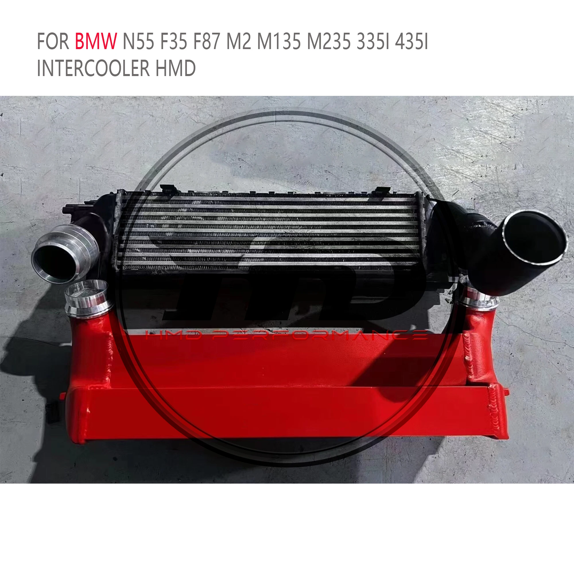 ﻿   HMD نظام العادم مبرد داخلي عالي الأداء لسيارات BMW F87 M2 M135i 335i 435i N55 مشعاع المحرك