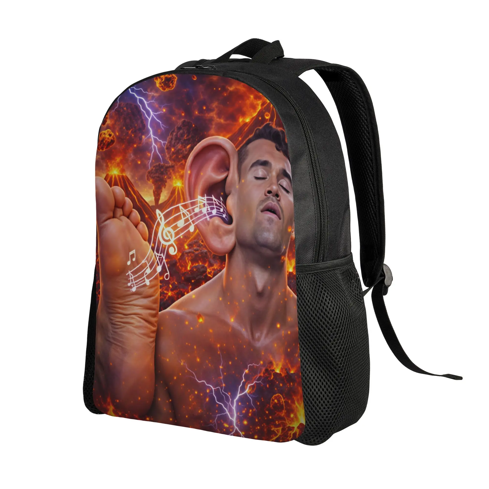 Funny Charlie Kirk Backpack  Workout Backpacks Student Unisex High Quality Breathable High School Bags Pretty Rucksack