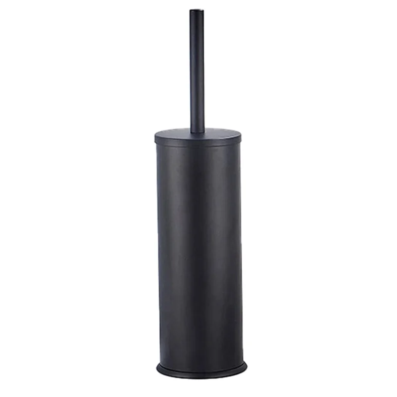 

Aluminum Toilet Brush And Holder Set Bathroom Cleaning Brush Household For Bathroom Floor Cleaning Parts Black-ABQU