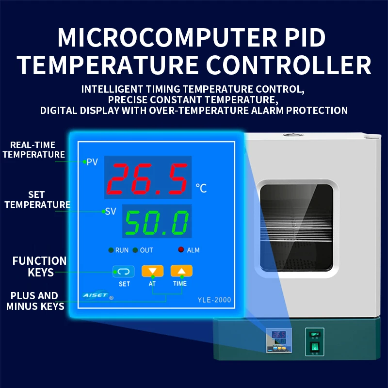 Imagem -04 - Incubadora Eletrotérmica de Temperatura Constante Hn20s 25s Caixa de Germinação Biológica Bacteriana Temperatura Constante de Laboratório