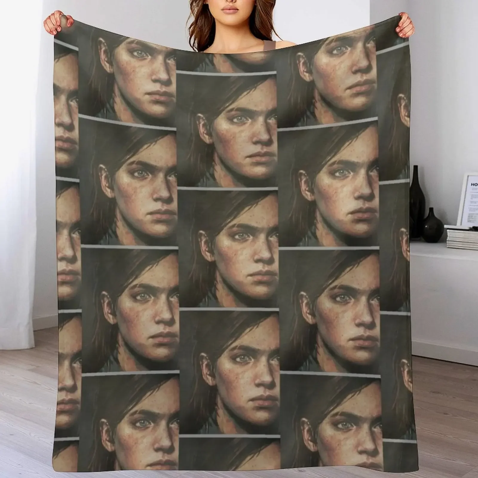 Ellie Throw Blanket Single For Baby Sofa anime Blankets