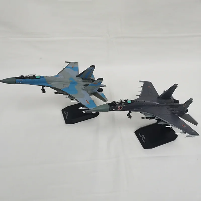 

1:100 Scale SU-35 Aircraft Military Combat Aircraft Simulation Alloy Die Cast Model Collection Toy Gift