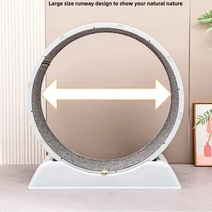 Silent Cat Treadmühle, Haustierfitnessrolle, Anti -Picty, Fußübungen, abnehmbares Teppichrennen, Kletterstruktur, Haustiere Spielzeug 10 Hauptverkaufsrad für Katzenlauf - №8