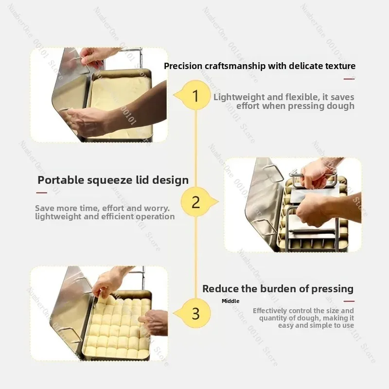 Professional Dough Divider Machine 36 Grid Dough Filling Portioning Box Quick Split Bun Dumpling Pastry Bread Pizza Dough Cutter