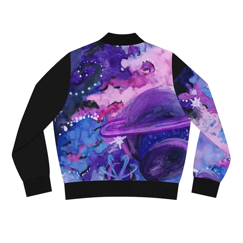 3D Oil Painting Personality Hoodies Zipper Jacket New Fashion Women Men Street Daily Bomber Jacket Long Sleeve Oversized Coat