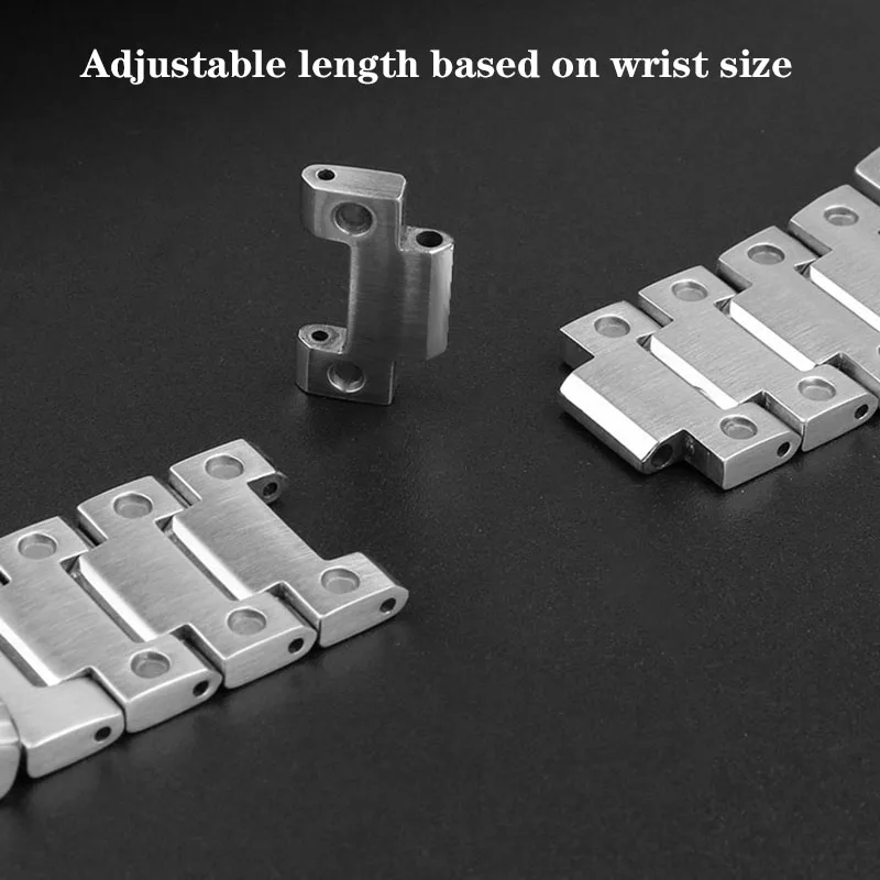 For Casio GM-110 GM 110 Steel Watch Strap G-Shock Small Steel Cannon GM110 Stainless Steel Solid Turtle Buckle Watchband 16mm