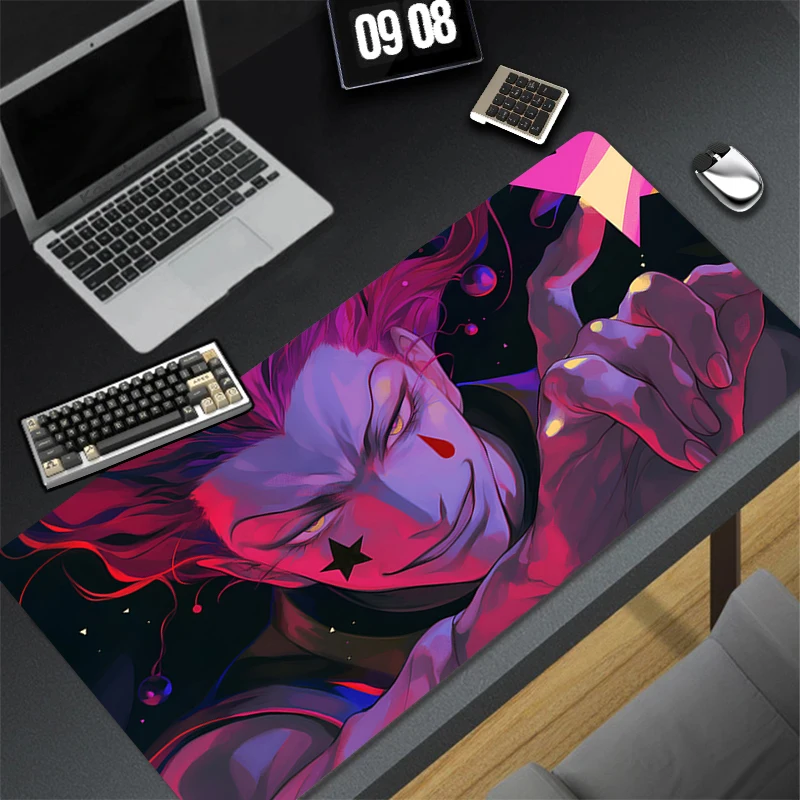 

Computer Gaming Accessories Mousepad Office PC Mouse Pad Keyboard Pad H-hunter x H-hunter Hisoka Desk Decoracion Anime Desk Mat