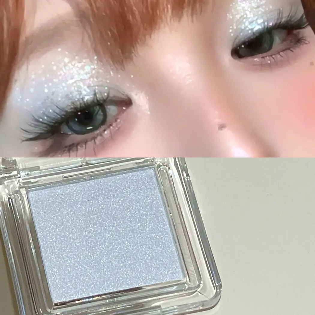 Herorange Single Shimmer Eyeshadow Fine Glitter Low Fallout Brighten Inner Corner under Eye Natural Bold Eye Makeup