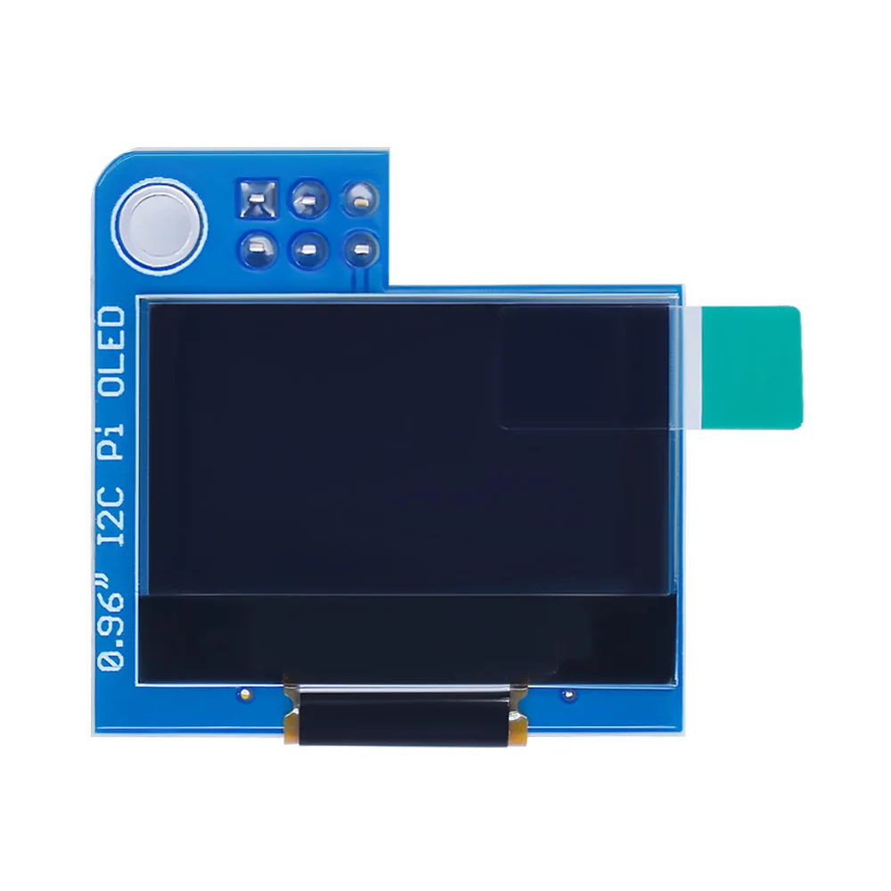 Raspberry P 0.96 Inch OLED I2C SSD1306 128 x 64 Blue Screen Display Module for Raspberry Pi 4B 3B Zero 2 W