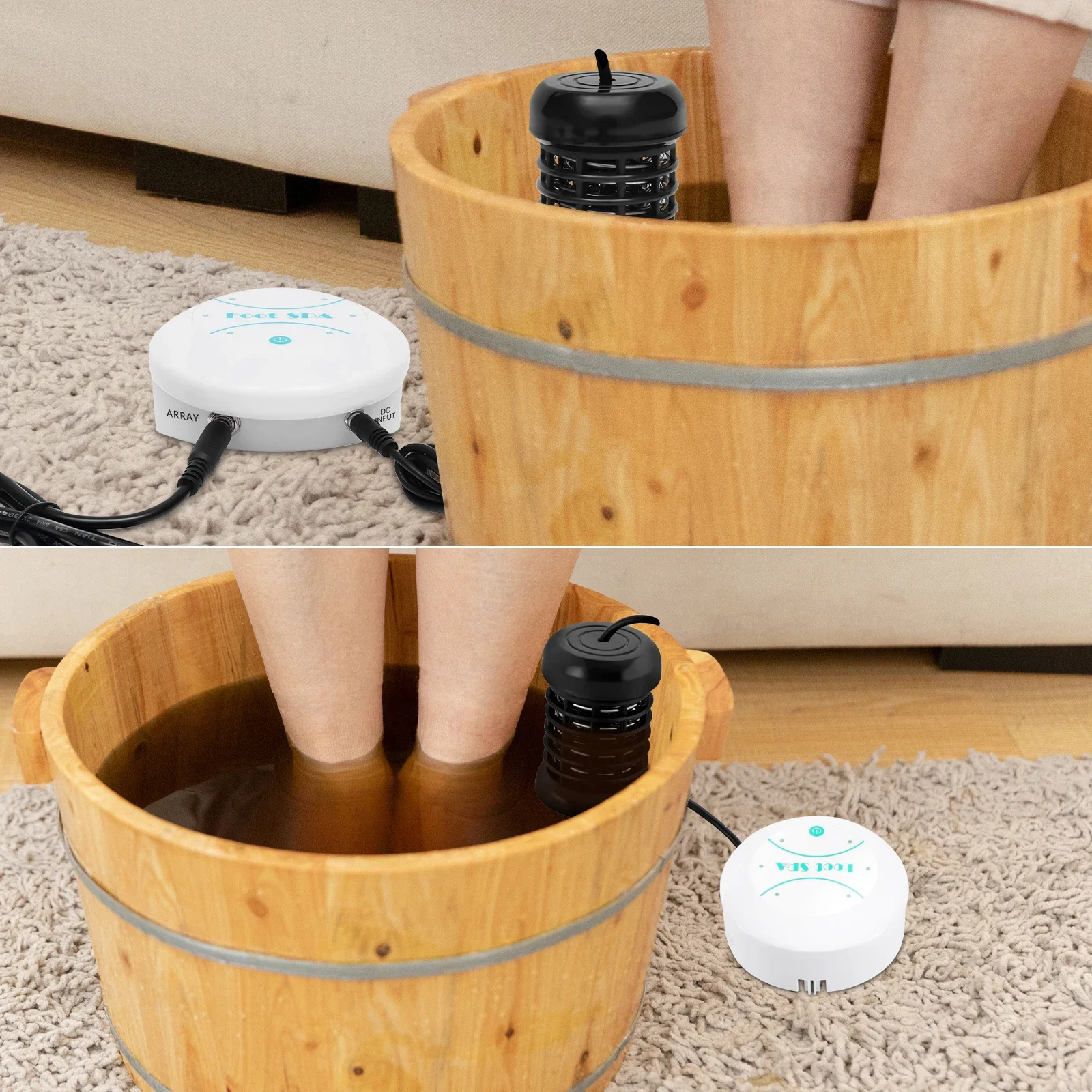 Ionische Detox Voetenbad Spa Machine Draagbare Salon Ion Aqua Voetenbad Beauty Kit