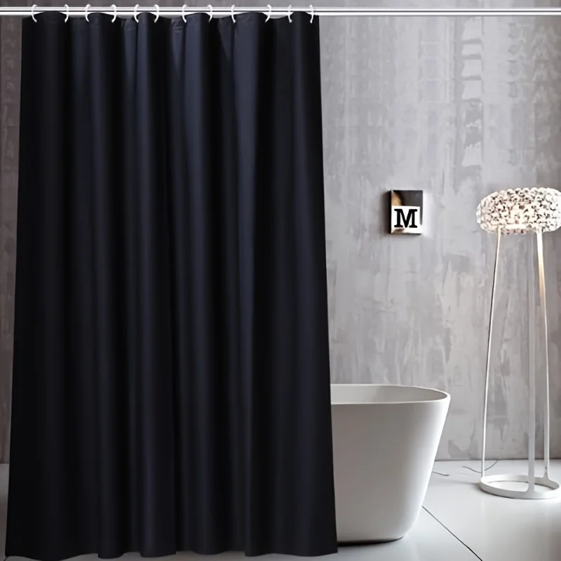 1pc 70x70 Inch Waterproof Peva Shower Curtain-Bathroom Partition and Bathtub Curtain -Easy to Clean and Decorate Your Bathroom