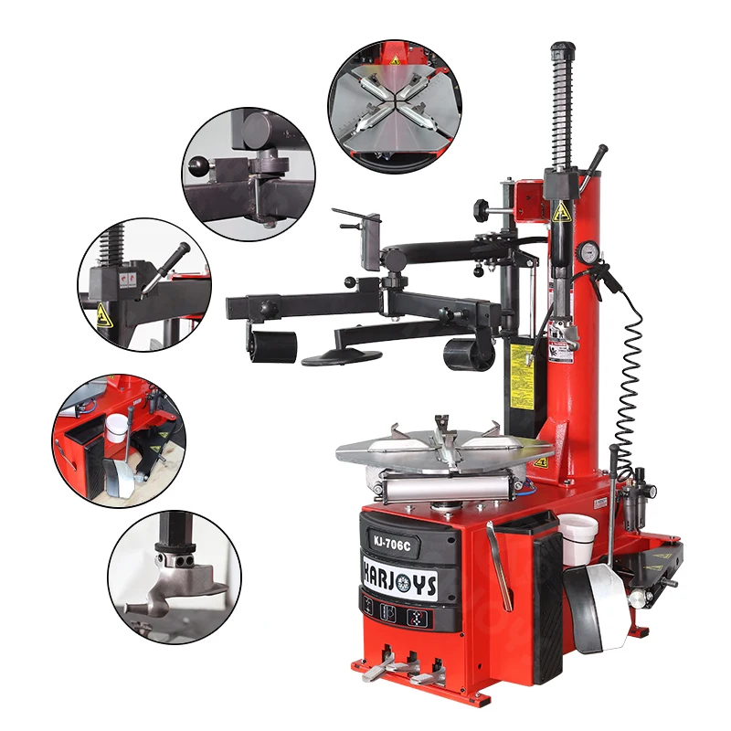 

2025 Hot Selling Portable Tire Machine Changer With Helper Arms Full Automatic