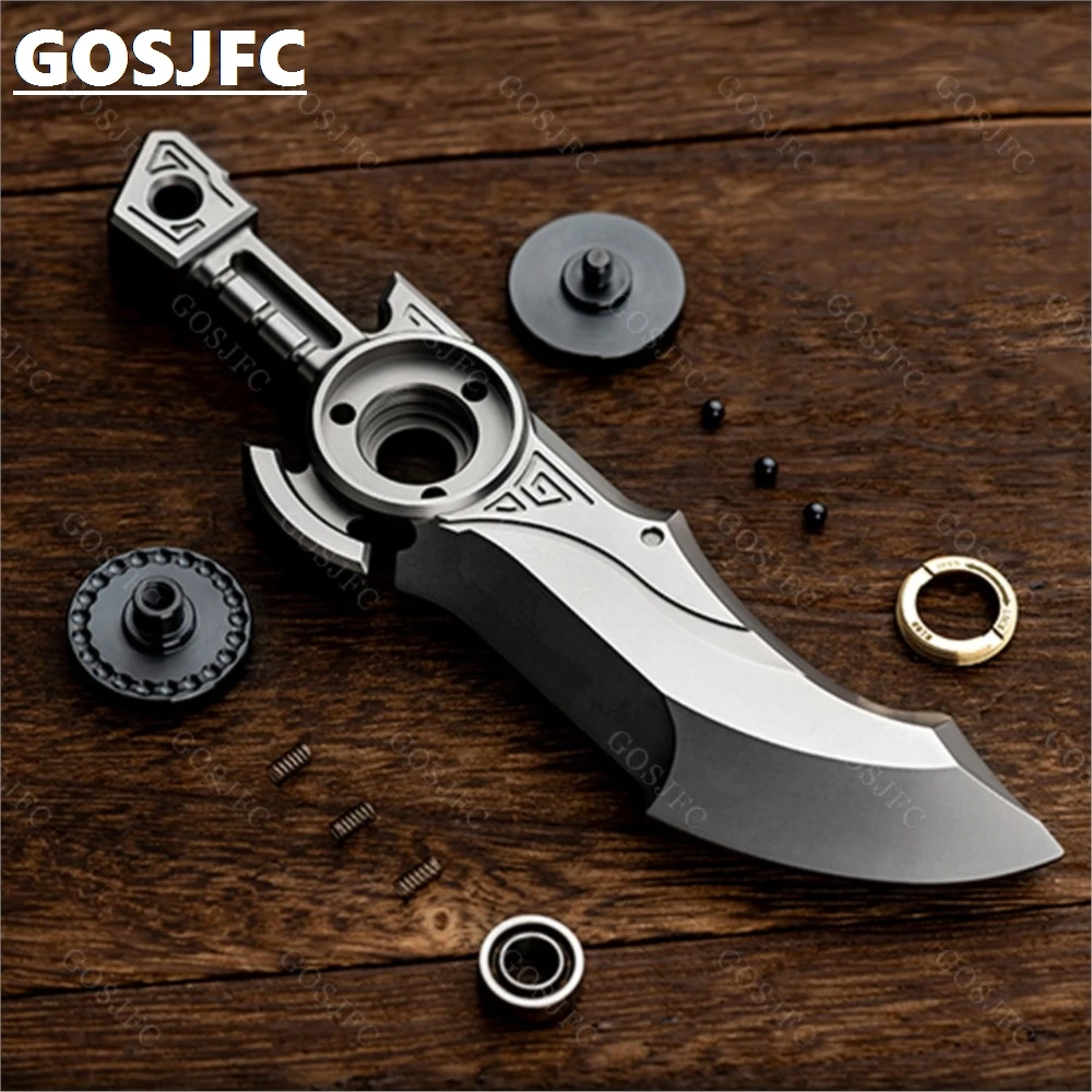 WANWU EDC Hongming Desktop EDC Metal Craft Handle Fidget Spinnner