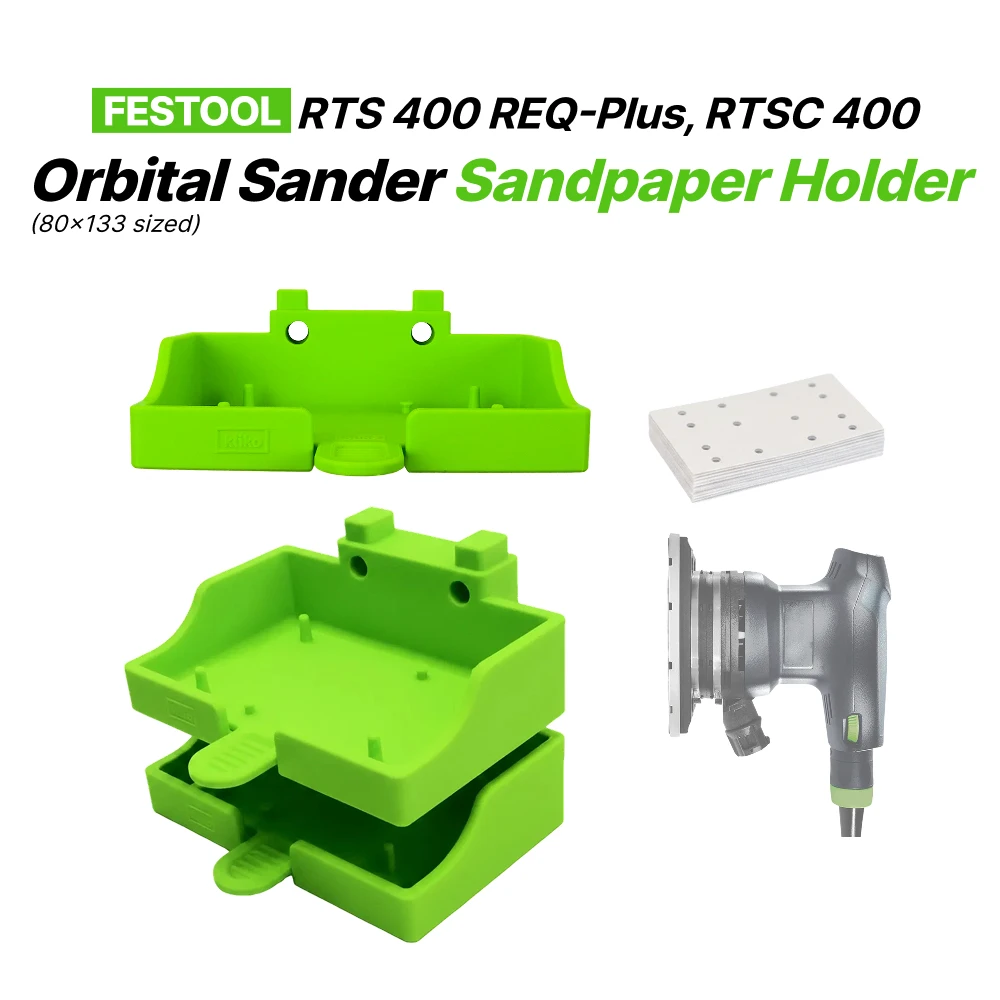 

compatible to Festool RTS 400 REQ Plus RTSC400 Sander Sandpaper Wall Mount Holder