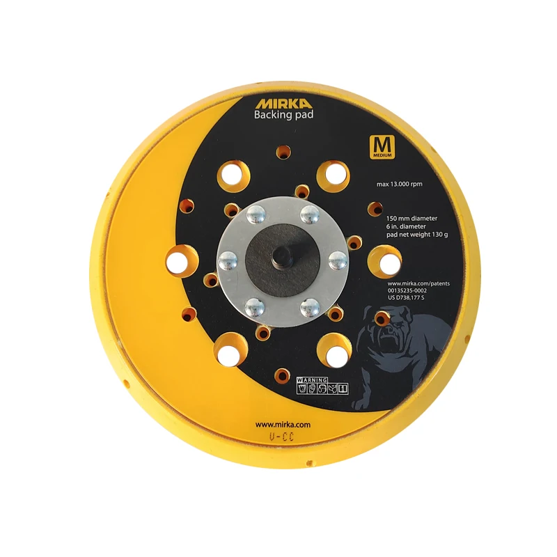 

Original Finnish MIRKA 6 inch 150mm Tray Round Grinding Head Pneumatic Electric Universal Dry Grinder Tray