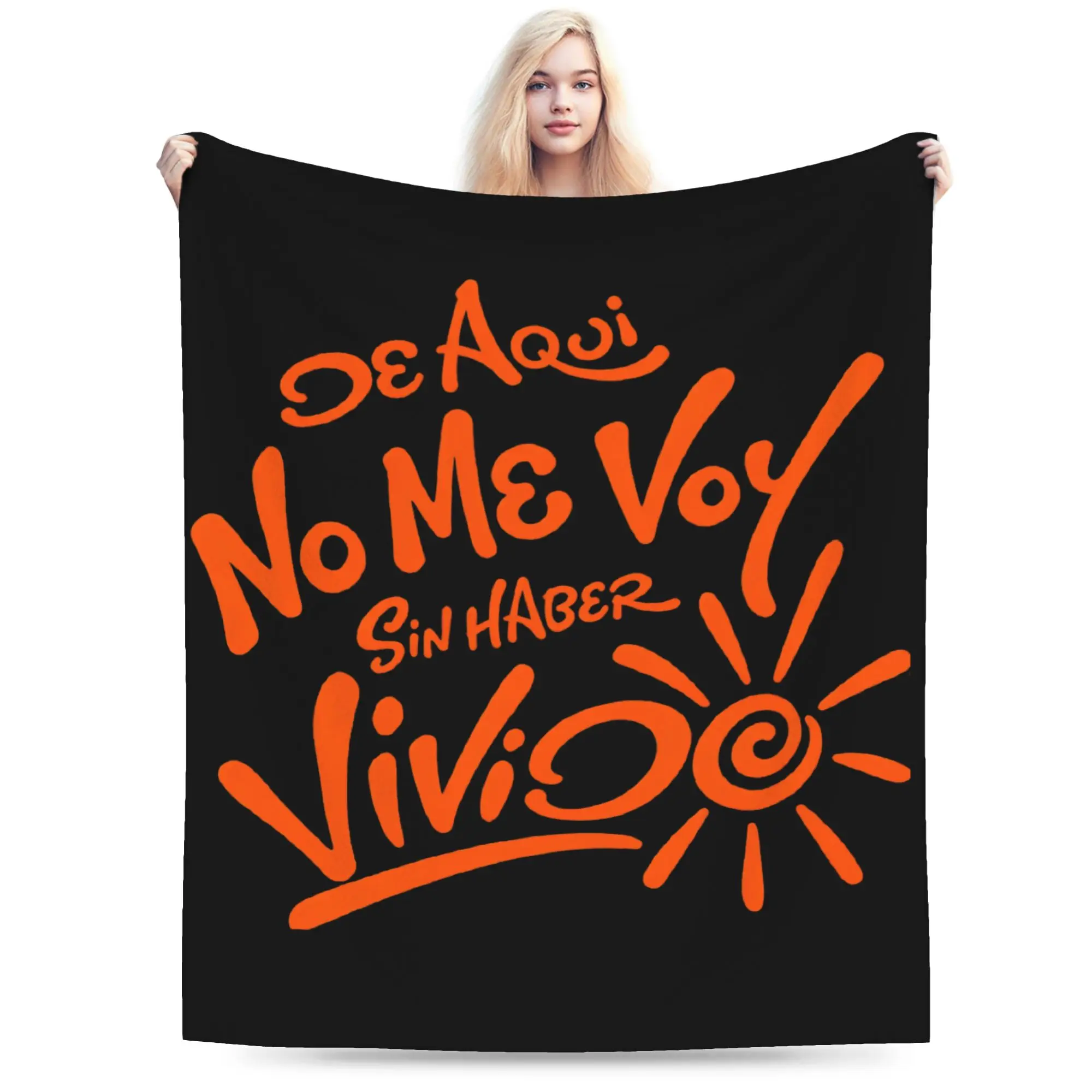 No Me Arrepiento De Sentir Tanto Karols G NMADST  Blanket Flannel  Multifunction Soft Throw Blanket for Sofa Bedding Throws