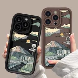Landscape Anime Case For Samsung A55 A54 A53 5G Cover S24 S23 Ultra S22 S21 Plus S20 FE A52 A51 A35 A34 A33 A32 A15 A14 A13 A05