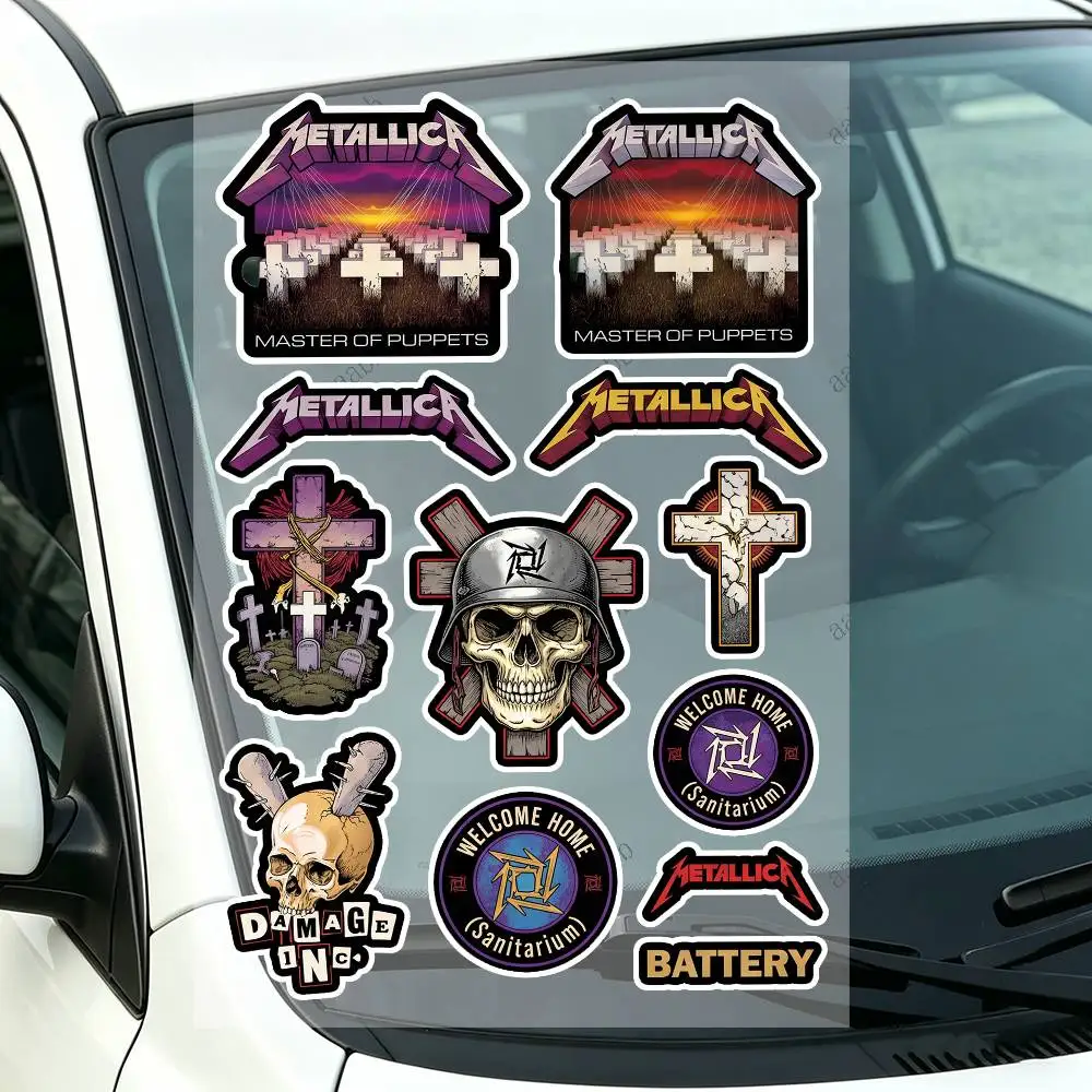 M-MeT-talL-lica Custom Motorcycle Sticker Kit Reflective Decal Set For Helmet Tank Fairing Body Graphics