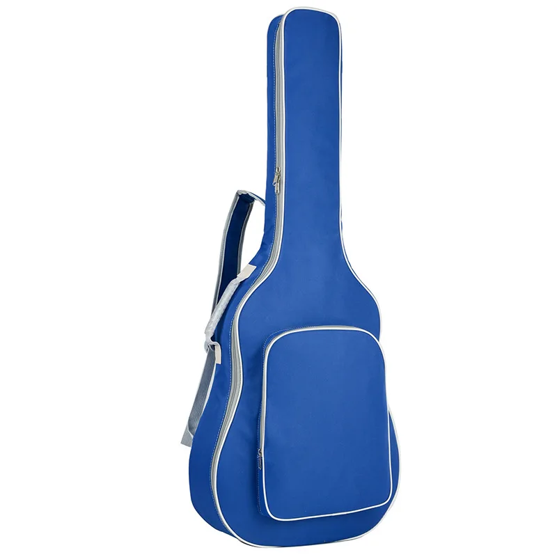 Guitarra acústica portátil de tela Oxford de 40/41 pulgadas, funda suave de guitarra acolchada doble colorida, mochila impermeable