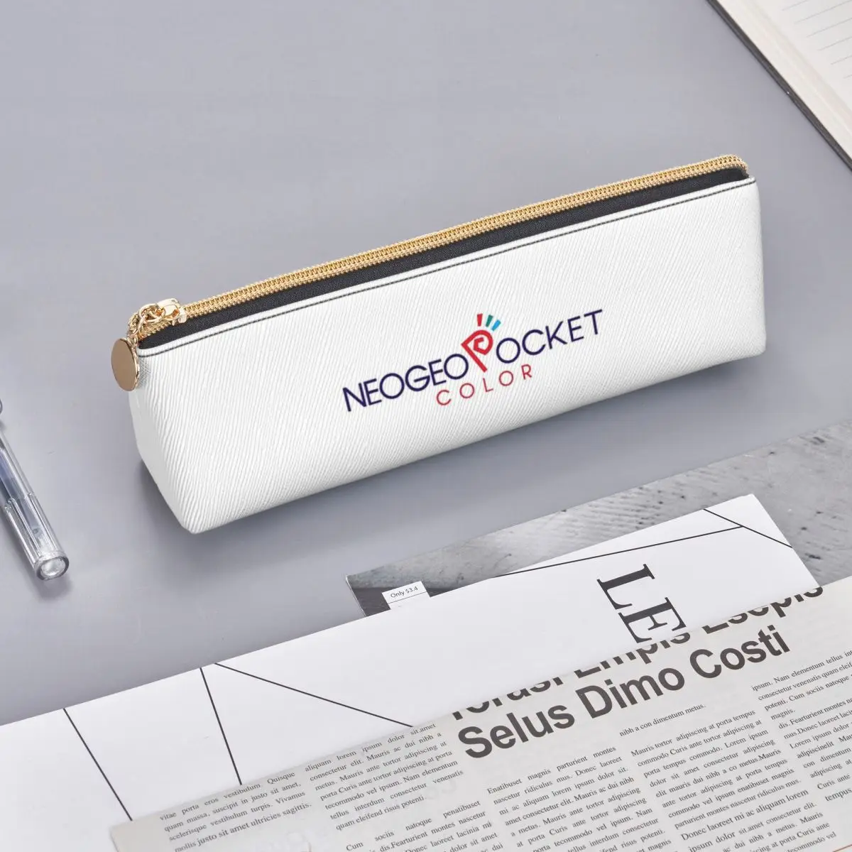 

Neo Geo Logo Neogeo Аркадный пенал Держатель для ручек для хранения канцелярских принадлежностей Большая коробка для ручек Сумка-карандаш для детей