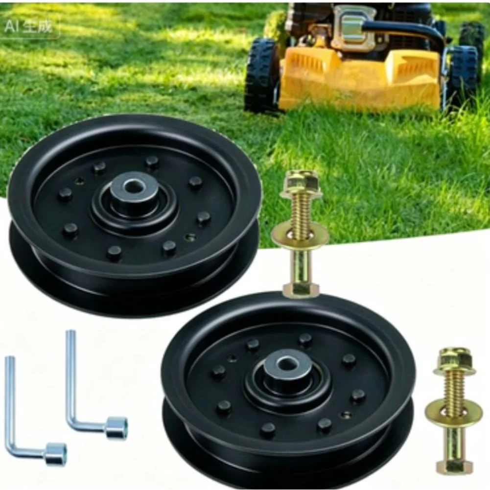 High-Performance Replacement Idler Pulleys For AY177968 Suitable For A Wide Range Of Lawn Mowers Garden Power Equipment Parts